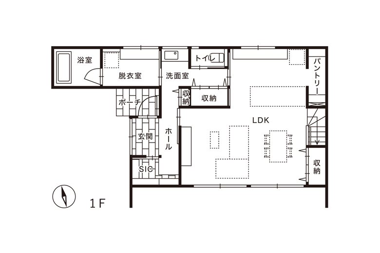 ≪最終見学会≫長岡市稲葉町モデルハウス｜大開口の広々リビングの家事楽ハウス【完全予約制】